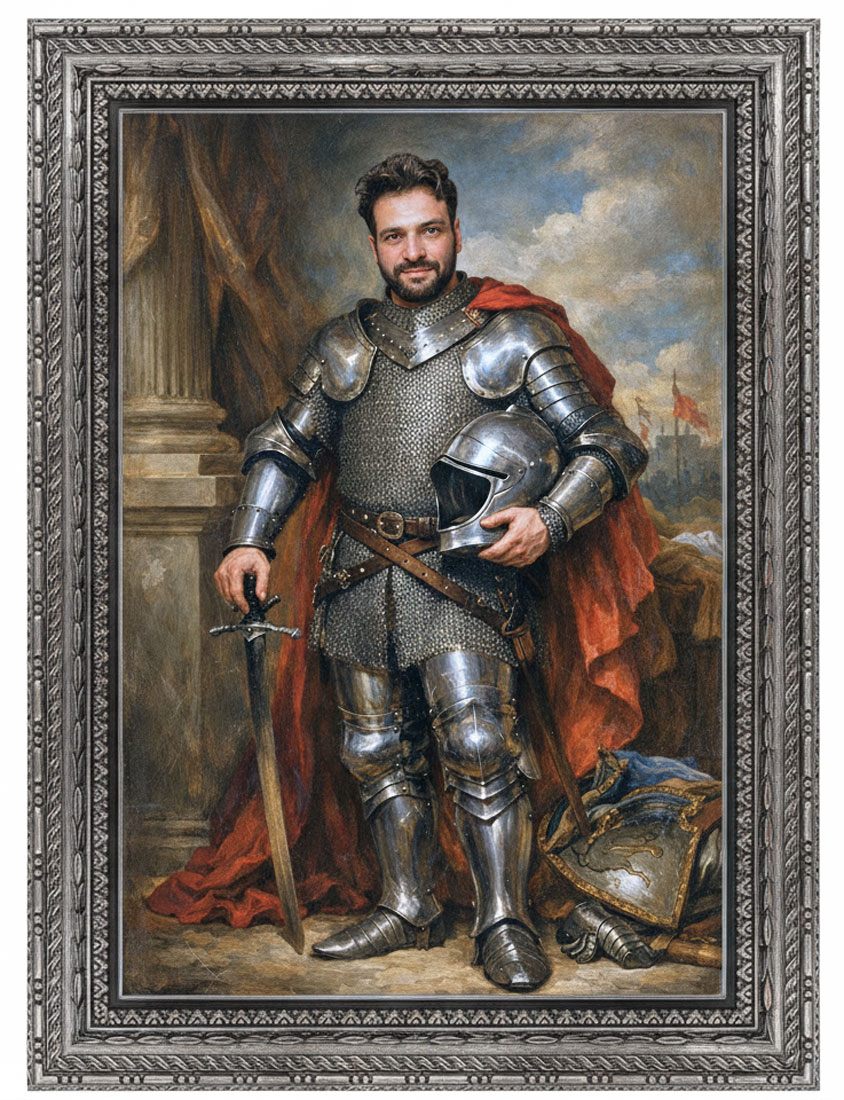 Victor-Emmanuel sculpté XVIIème siècle argent-noir