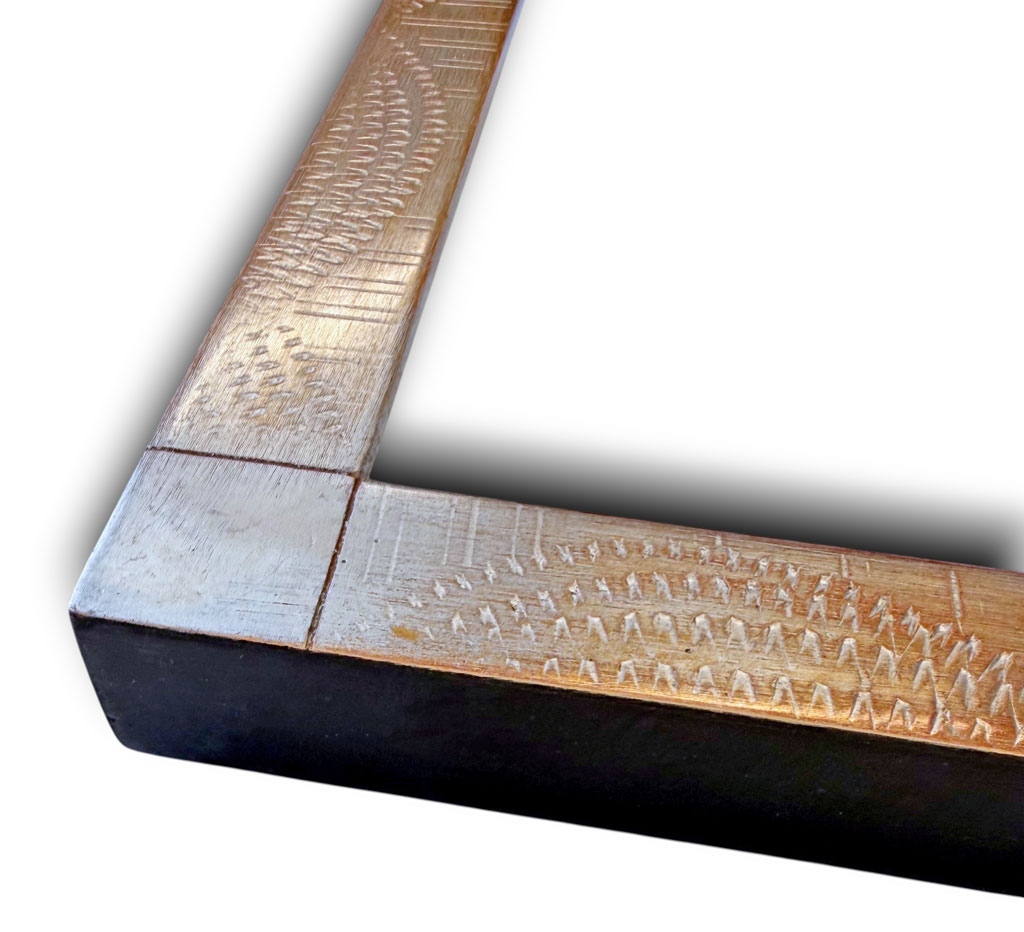 Carré 35*35 Zeus angles argent