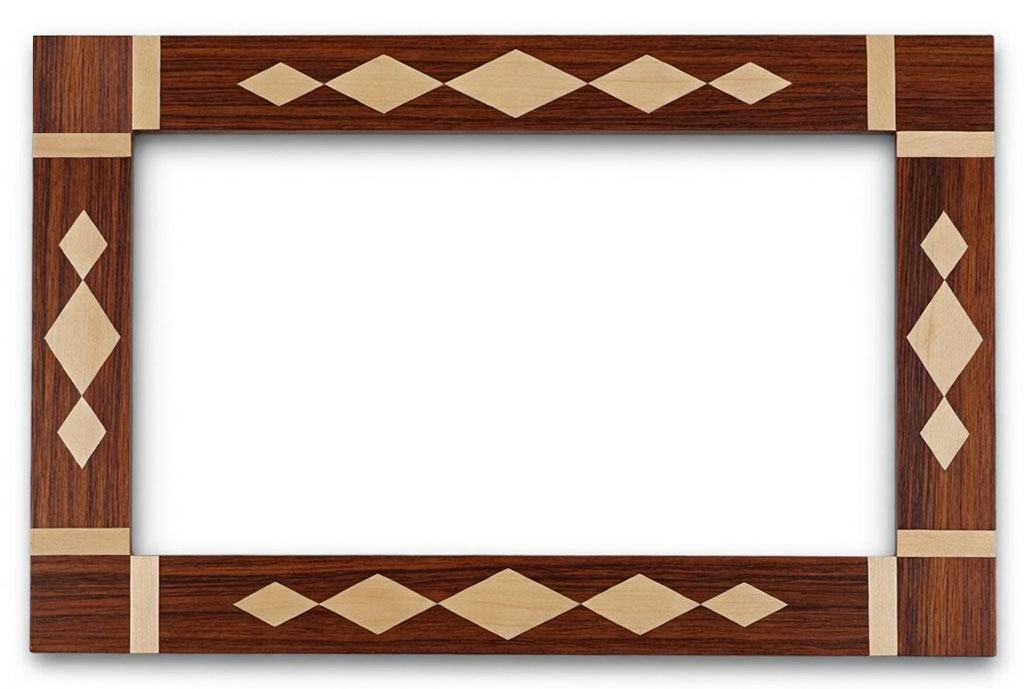 Carré 70*35 Placage losanges