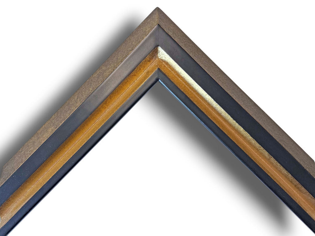 Cavallo Exterieur laiton plats noirs cuve or