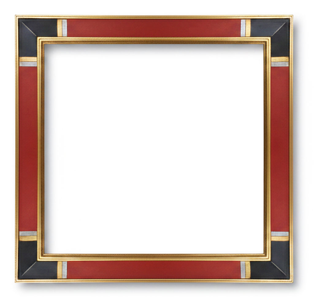 Romana Bagues or argent rouge vif angle noir